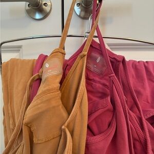 Gold Free People Hotshot Onsie